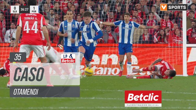 Benfica, Caso, Otamendi aos 35'