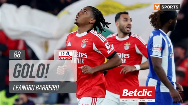 GOLO! Benfica, Leandro Barreiro aos 88', Benfica 2-2 FC Porto
