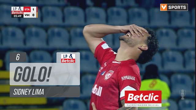 GOLO! Santa Clara, Sidney Lima aos 6', Santa Clara 1-0 Vitória SC