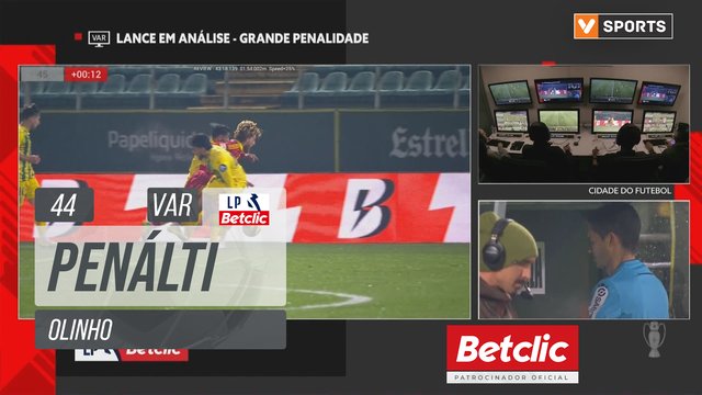 Rio Ave, Penálti, Olinho aos 44'
