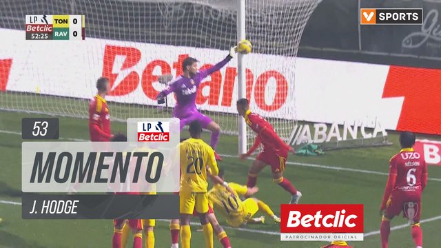 Tondela, Jogada, J. Hodge aos 53'