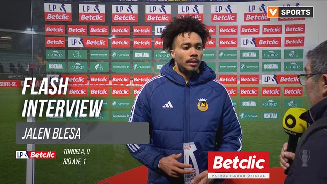 I Liga (#25) | Tondela 0-1 Rio Ave: Flash Interview Jalen Blesa