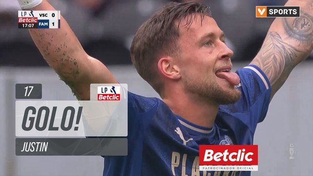 GOLO! Famalicão, Justin aos 17', Vitória SC 0-1 Famalicão