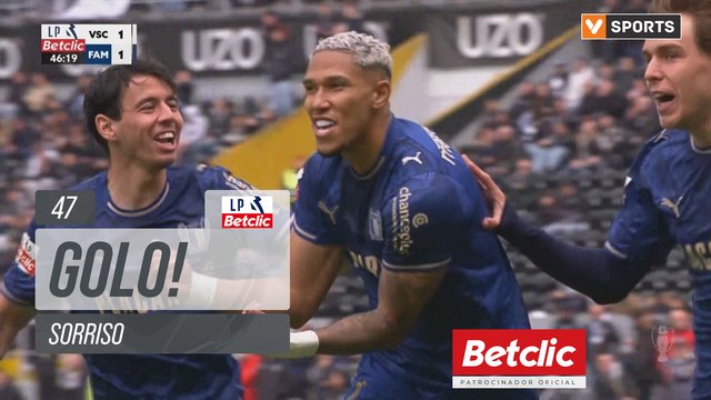 GOLO! Famalicão, Sorriso aos 47', Vitória SC 1-2 Famalicão
