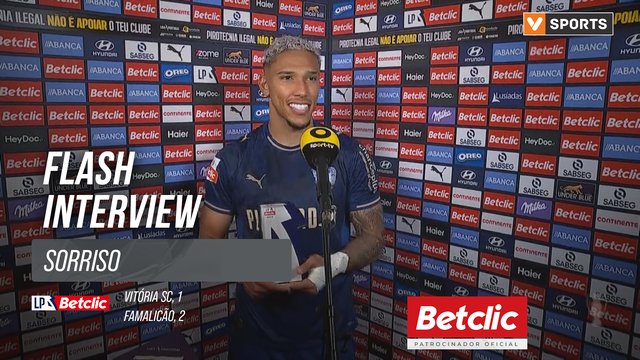 I Liga (#26) | Vitória SC 1-2 Famalicão: Flash Interview Sorriso