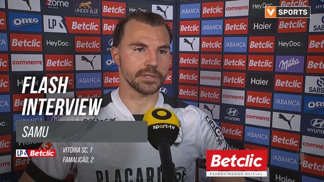 I Liga (#26) | Vitória SC 1-2 Famalicão: Flash Interview Samu