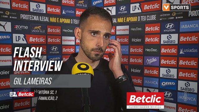 I Liga (#26) | Vitória SC 1-2 Famalicão: Flash Interview Gil Lameiras