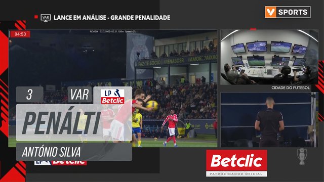 Benfica, Penálti, António Silva aos 3'