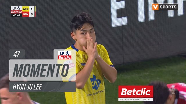 Arouca, Jogada, Hyun-Ju Lee aos 47'