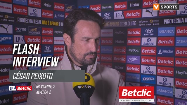 I Liga (#26) | Gil Vicente 2-2 Alverca: Flash Interview César Peixoto