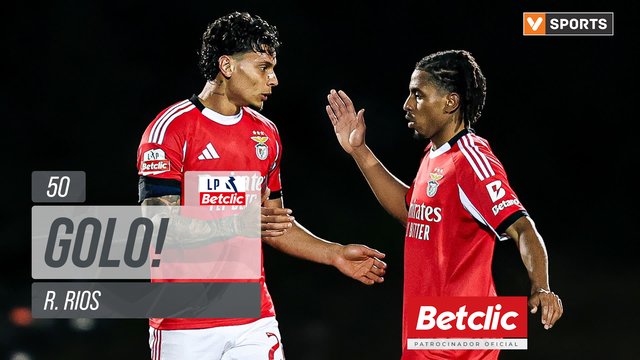 GOLO! Benfica, R. Rios aos 50', Arouca 1-1 Benfica