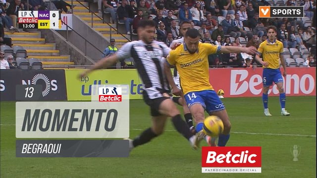 Estoril, Jogada, Begraoui aos 13'