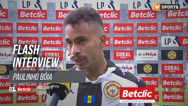 I Liga (#26) | Nacional 0-1 Estoril: Flash Interview Paulinho Bóia