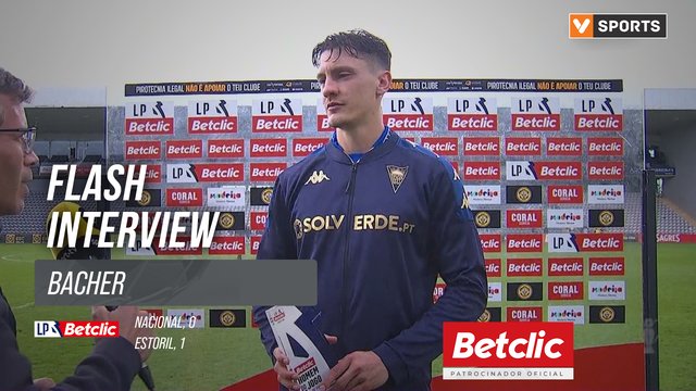 I Liga (#26) | Nacional 0-1 Estoril: Flash Interview Bacher