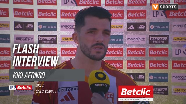 I Liga (#26) | AFS 0-1 Santa Clara: Flash Interview Kiki Afonso
