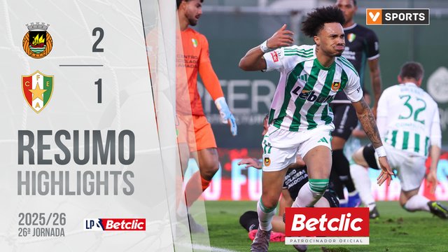 Liga Portugal Betclic (26ªJ): Resumo Rio Ave 2-1 Estrela Amadora