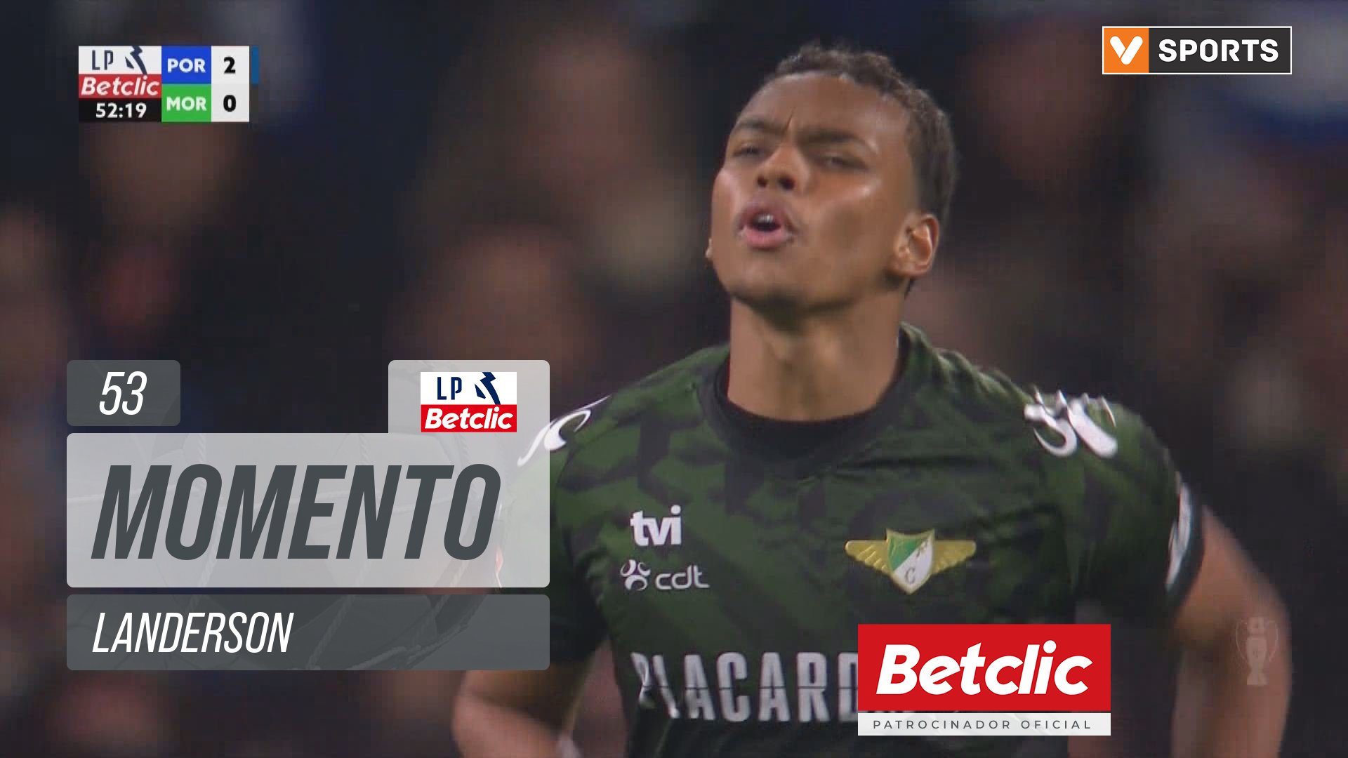 Moreirense, Jogada, Landerson aos 53'