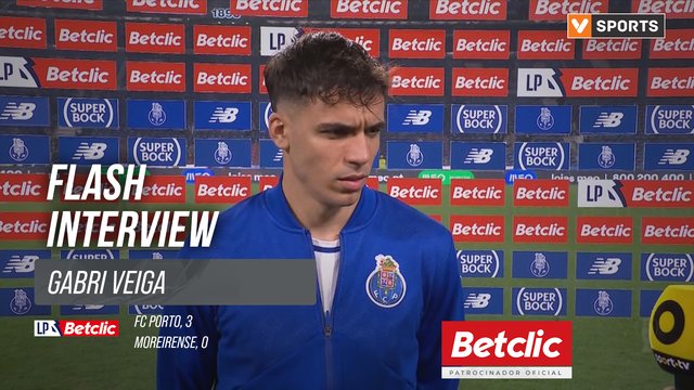 I Liga (#26) | FC Porto 3-0 Moreirense: Flash Interview Gabri Veiga