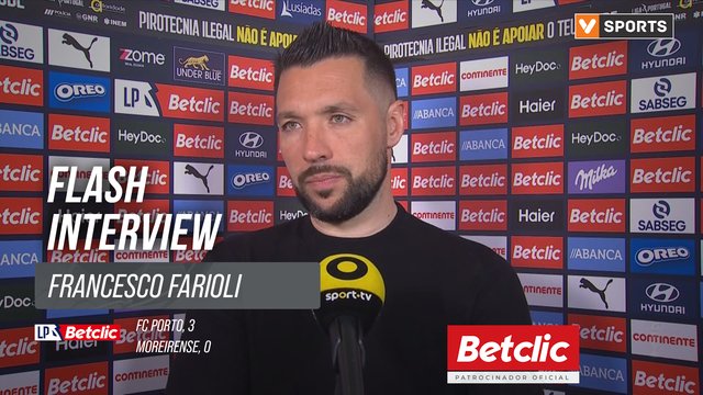 I Liga (#26) | FC Porto 3-0 Moreirense: Flash Interview Francesco Farioli