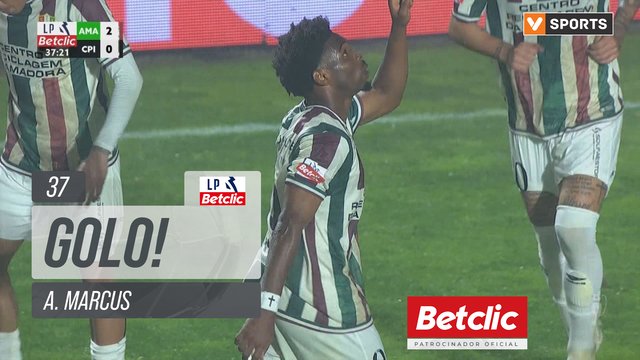 GOLO! Estrela Amadora, A. Marcus aos 37', Estrela Amadora 2-0 Casa Pia