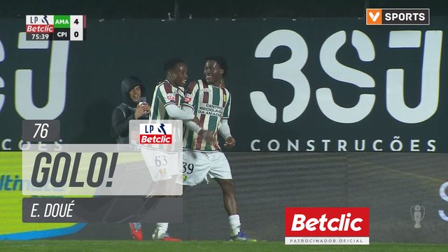 GOLO! Estrela Amadora, E. Doué aos 76', Estrela Amadora 4-0 Casa Pia