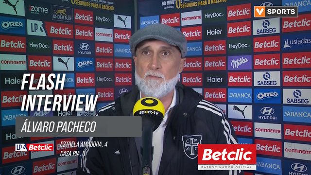I Liga (#27) | Estrela Amadora 4-0 Casa Pia: Flash Interview Álvaro Pacheco