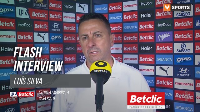 I Liga (#27) | Estrela Amadora 4-0 Casa Pia: Flash Interview Luís Silva