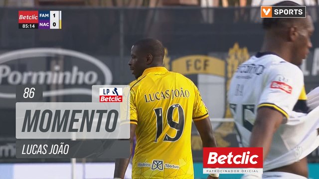 Nacional, Jogada, Lucas João aos 86'