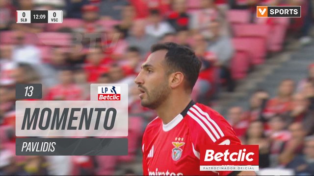 Benfica, Jogada, Pavlidis aos 13'