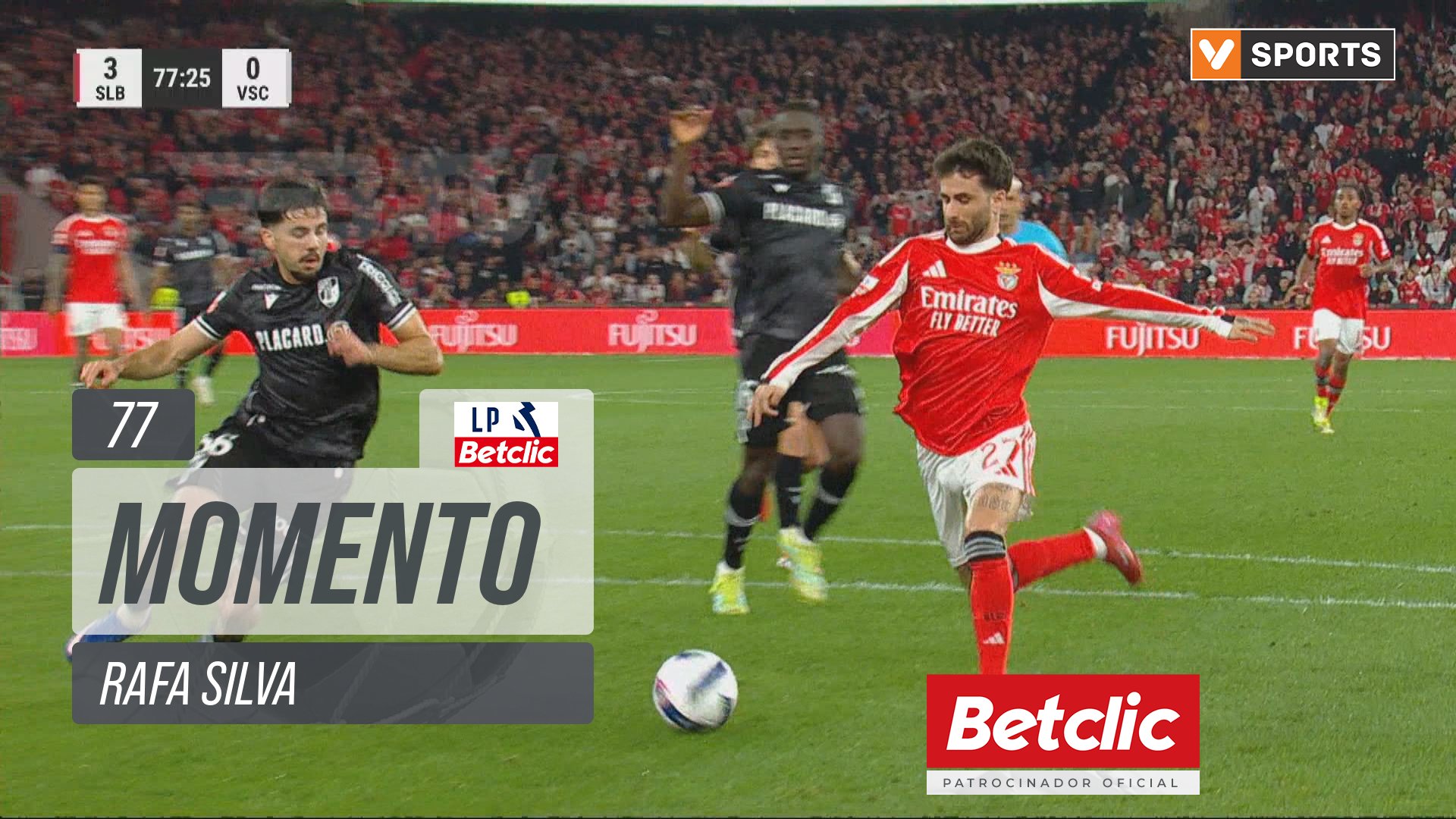 Benfica, Jogada, Rafa Silva aos 77'