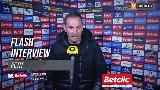 I Liga (#27) | Santa Clara 1-0 Gil Vicente: Flash Interview Petit