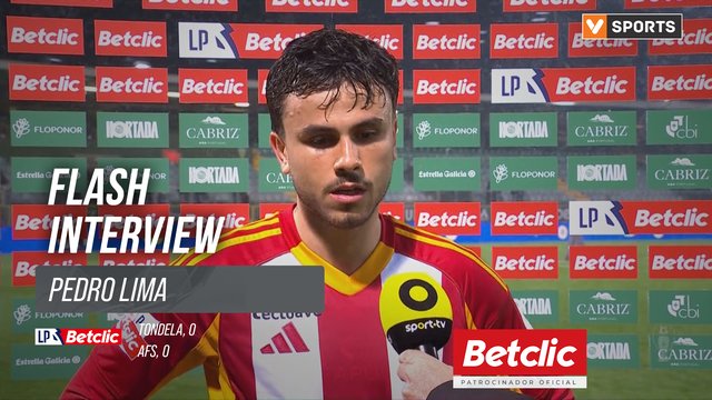 I Liga (#27) | Tondela 0-0 AFS: Flash Interview Pedro Lima