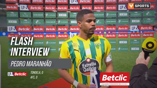 I Liga (#27) | Tondela 0-0 AFS: Flash Interview Pedro Maranhão