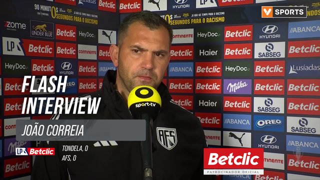 I Liga (#27) | Tondela 0-0 AFS: Flash Interview João Correia