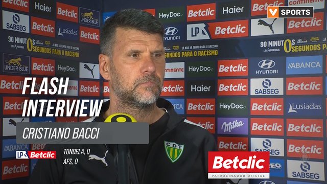 I Liga (#27) | Tondela 0-0 AFS: Flash Interview Cristiano Bacci