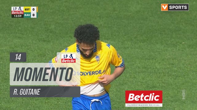 Estoril, Jogada, R. Guitane aos 14'