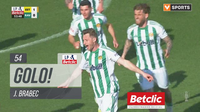 GOLO! Rio Ave, J. Brabec aos 54', Estoril 1-1 Rio Ave