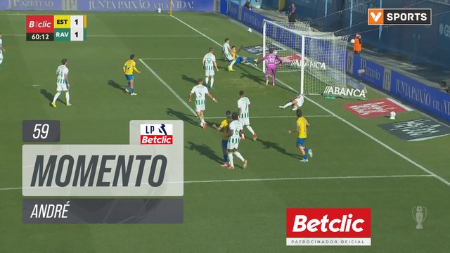 Estoril, Jogada, André aos 59'