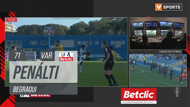 Estoril, Penálti, Begraoui aos 71'
