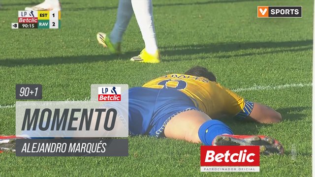Estoril, Jogada, Alejandro Marqués aos 90'+1'