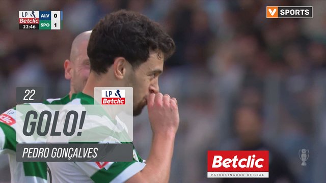 GOLO! Sporting, Pedro Gonçalves aos 22', Alverca 0-1 Sporting