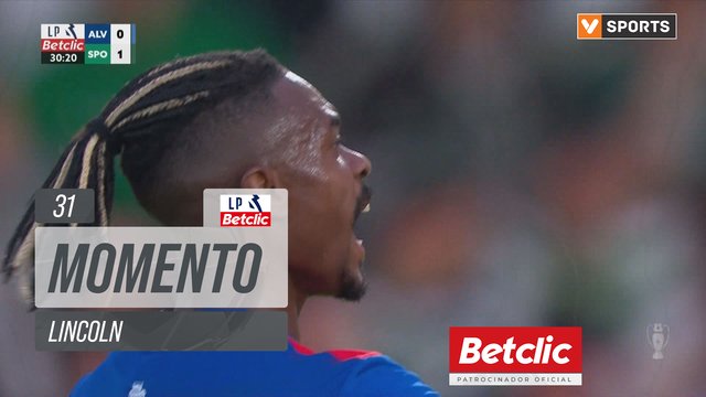 Alverca, Jogada, Lincoln aos 31'