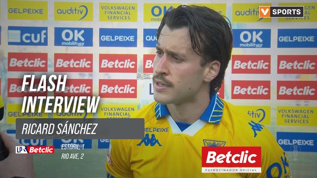 I Liga (#27) | Estoril 1-2 Rio Ave: Flash Interview Ricard Sánchez