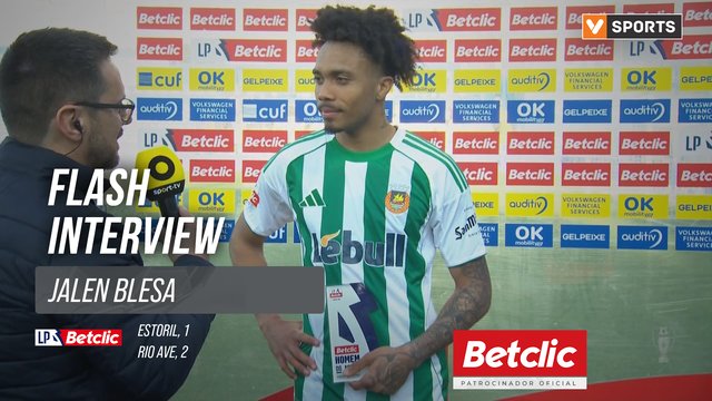 I Liga (#27) | Estoril 1-2 Rio Ave: Flash Interview Jalen Blesa