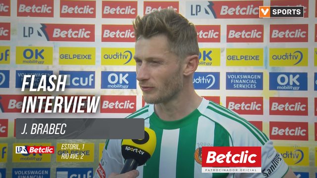 I Liga (#27) | Estoril 1-2 Rio Ave: Flash Interview J. Brabec