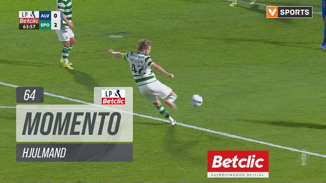 Sporting, Jogada, Hjulmand aos 64'
