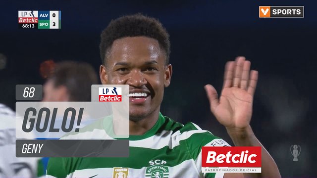GOLO! Sporting, Geny aos 68', Alverca 0-3 Sporting