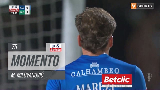 Alverca, Jogada, M. Milovanović aos 75'
