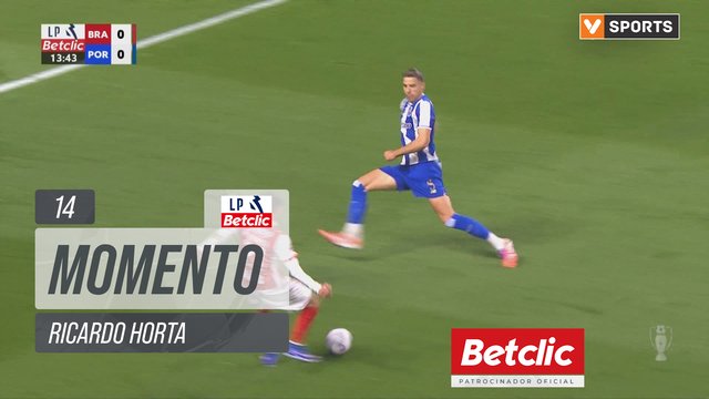 Braga, Jogada, Ricardo Horta aos 14'