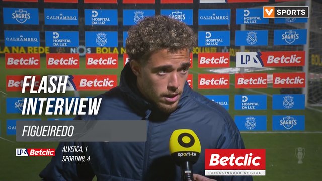 I Liga (#27) | Alverca 1-4 Sporting: Flash Interview Figueiredo